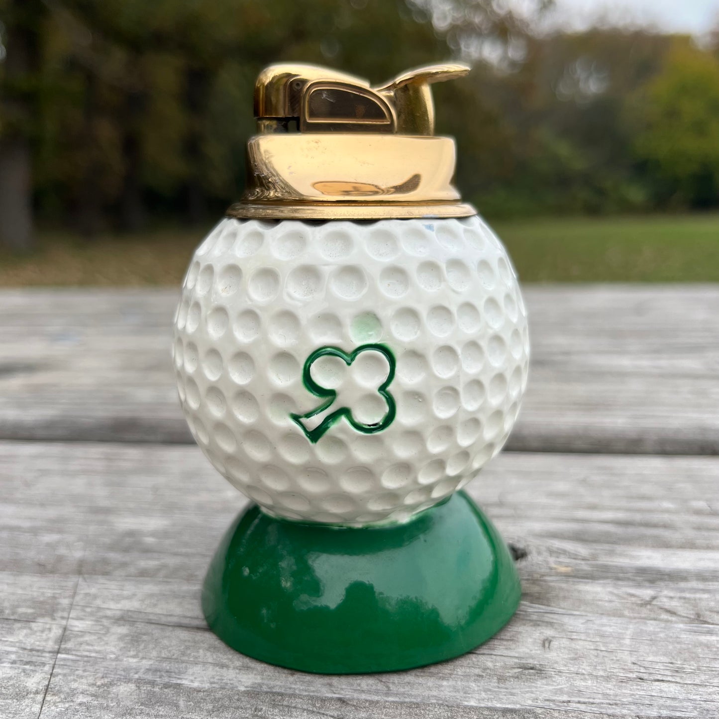 Vintage Evans golf ball lighter/bottle opener.