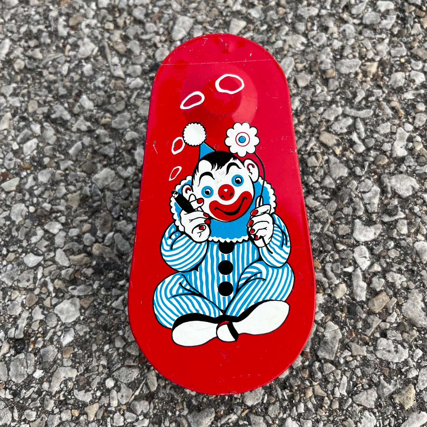 1950s Circus clown noise maker.