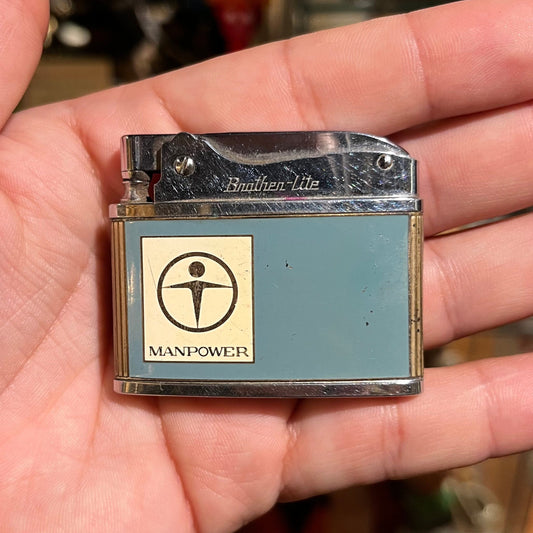 Vintage Manpower lighter by BrotherLite.