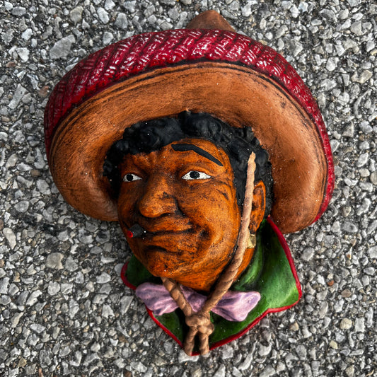 1980s Chalkware Pancho.
