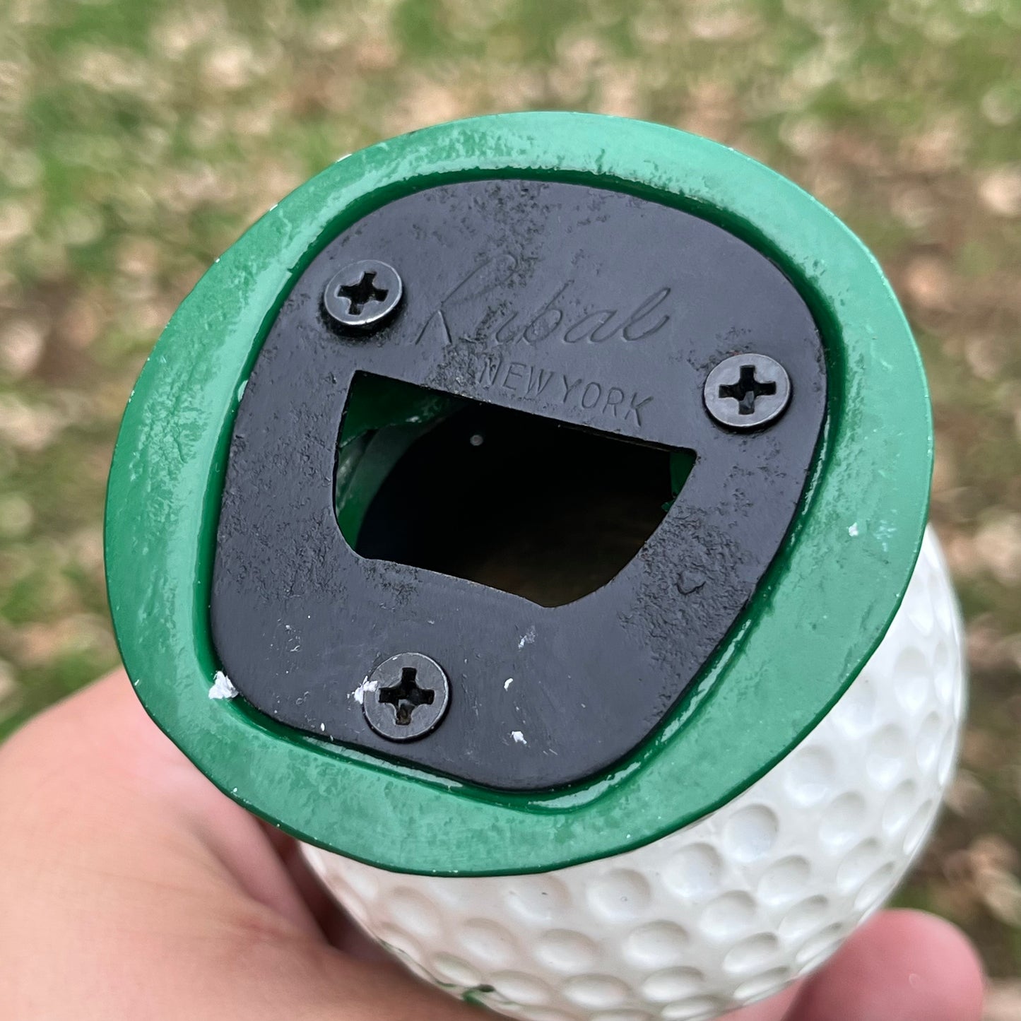 Vintage Evans golf ball lighter/bottle opener.