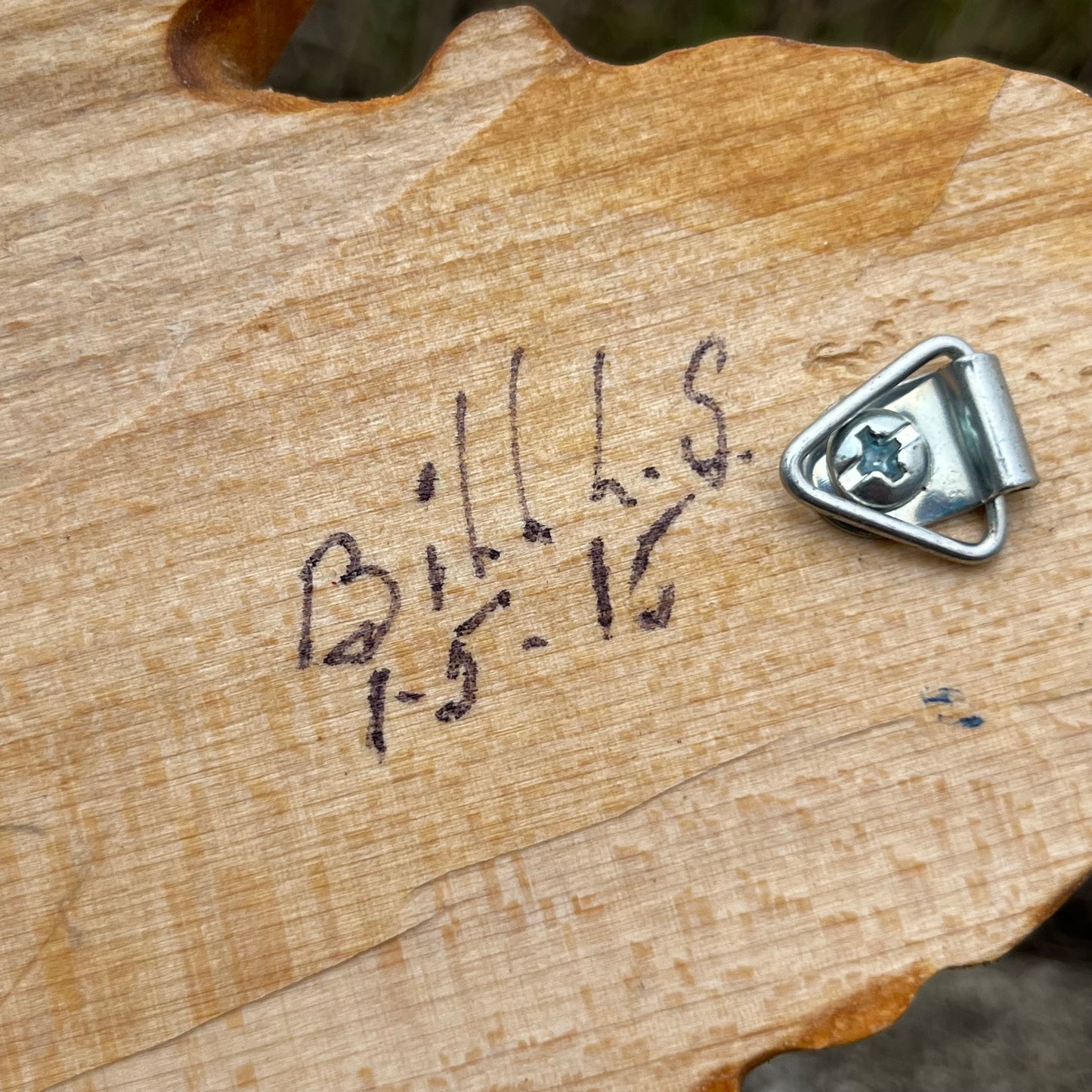 2015 Hand carved winking elf.
