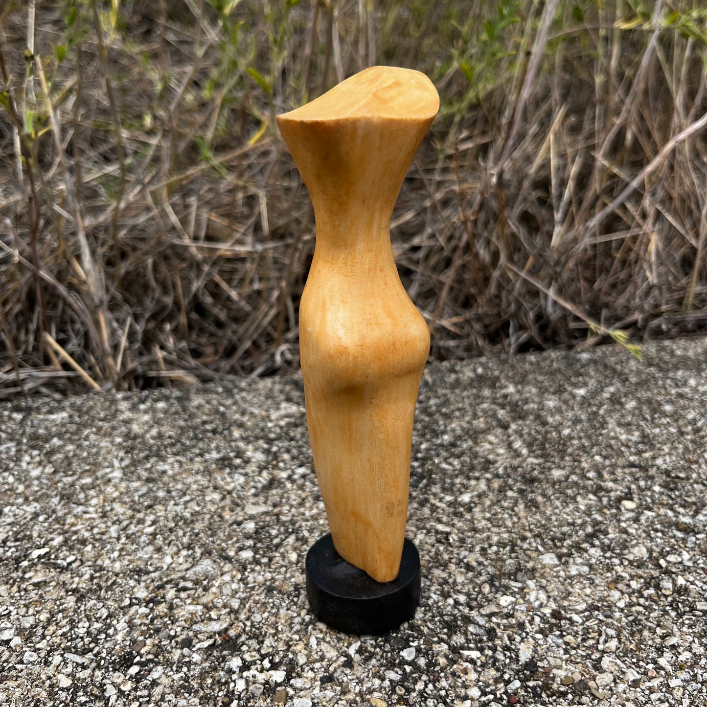 2015 Hand carved wooden figure.