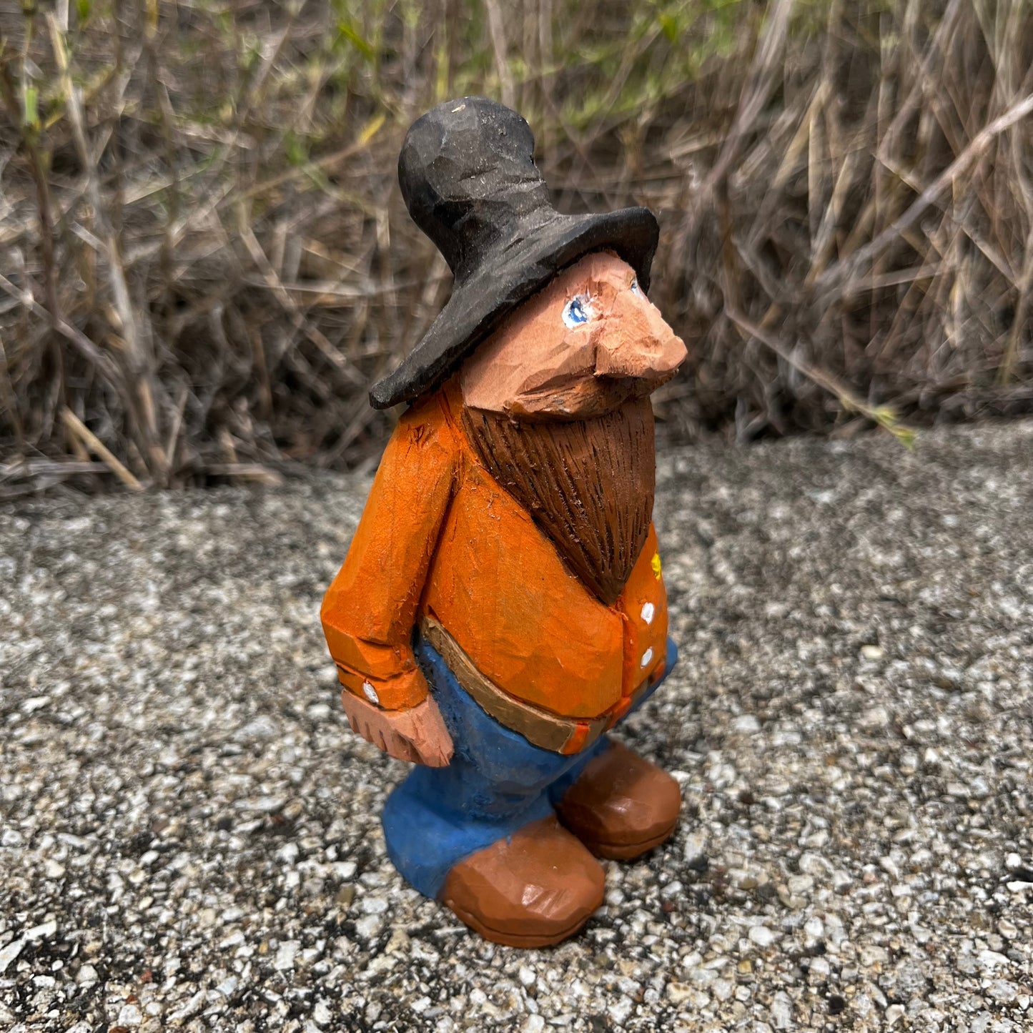 2016 Hand carved moonshiner.