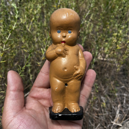 1940s Chalkware baby.