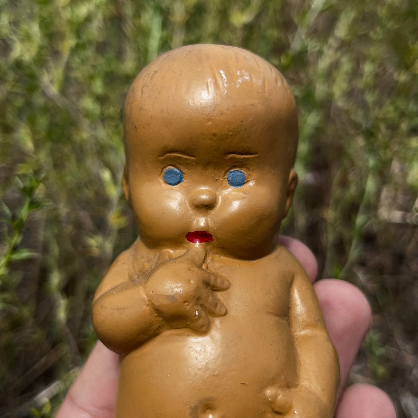 1940s Chalkware baby.