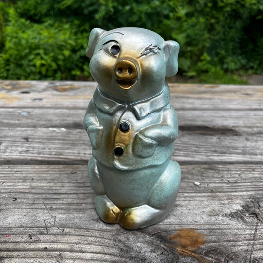1960s Chalkware porky.