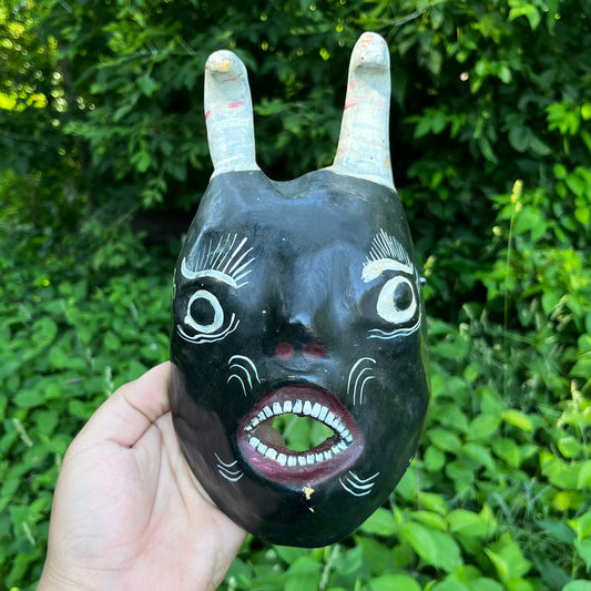 Vintage South American Devil mask.