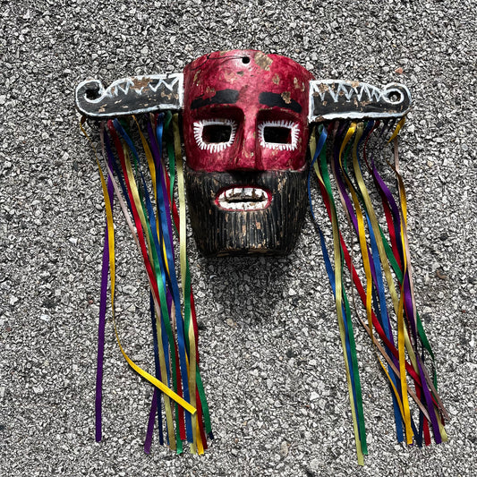 Vintage hand crafted Spaniard mask.