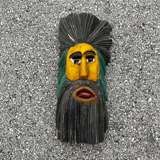 Vintage decorative elder mask.