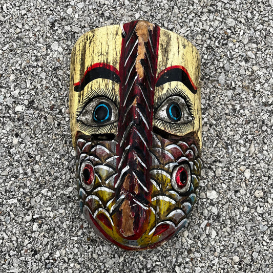 Vintage decorative fish mask.
