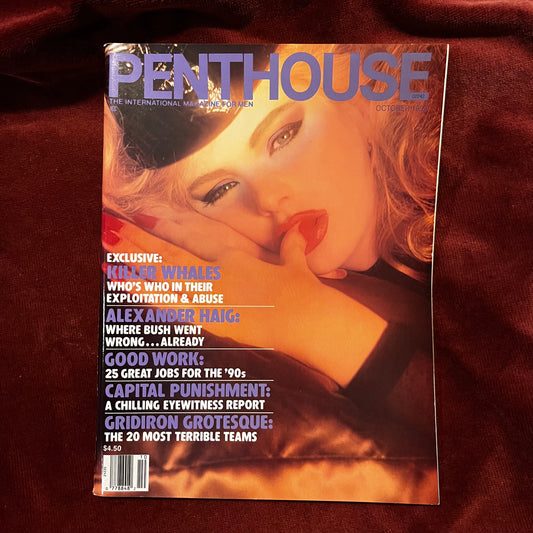 October 1989 Penthouse magazine.