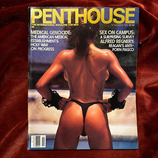 November 1985 Penthouse magazine.