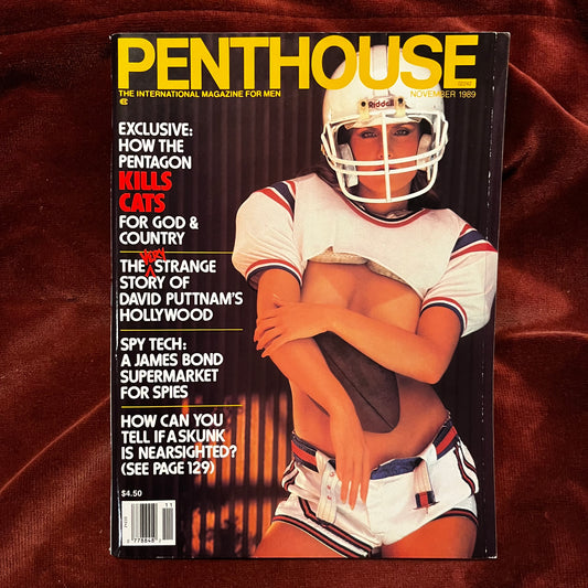 November 1989 Penthouse magazine.