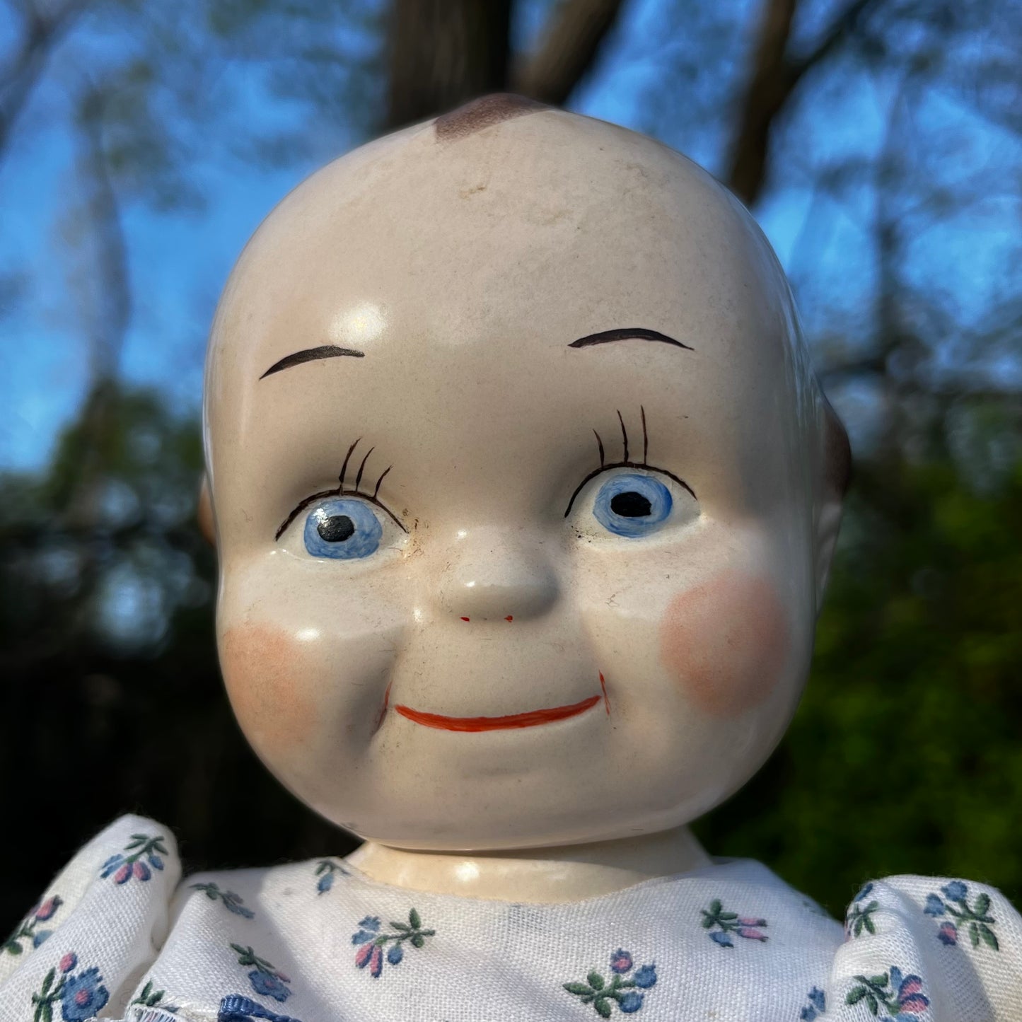 1980s Ceramic Kewpie.