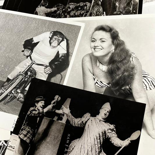 Set of five 1970s Circus photos. (Dealers choice)
