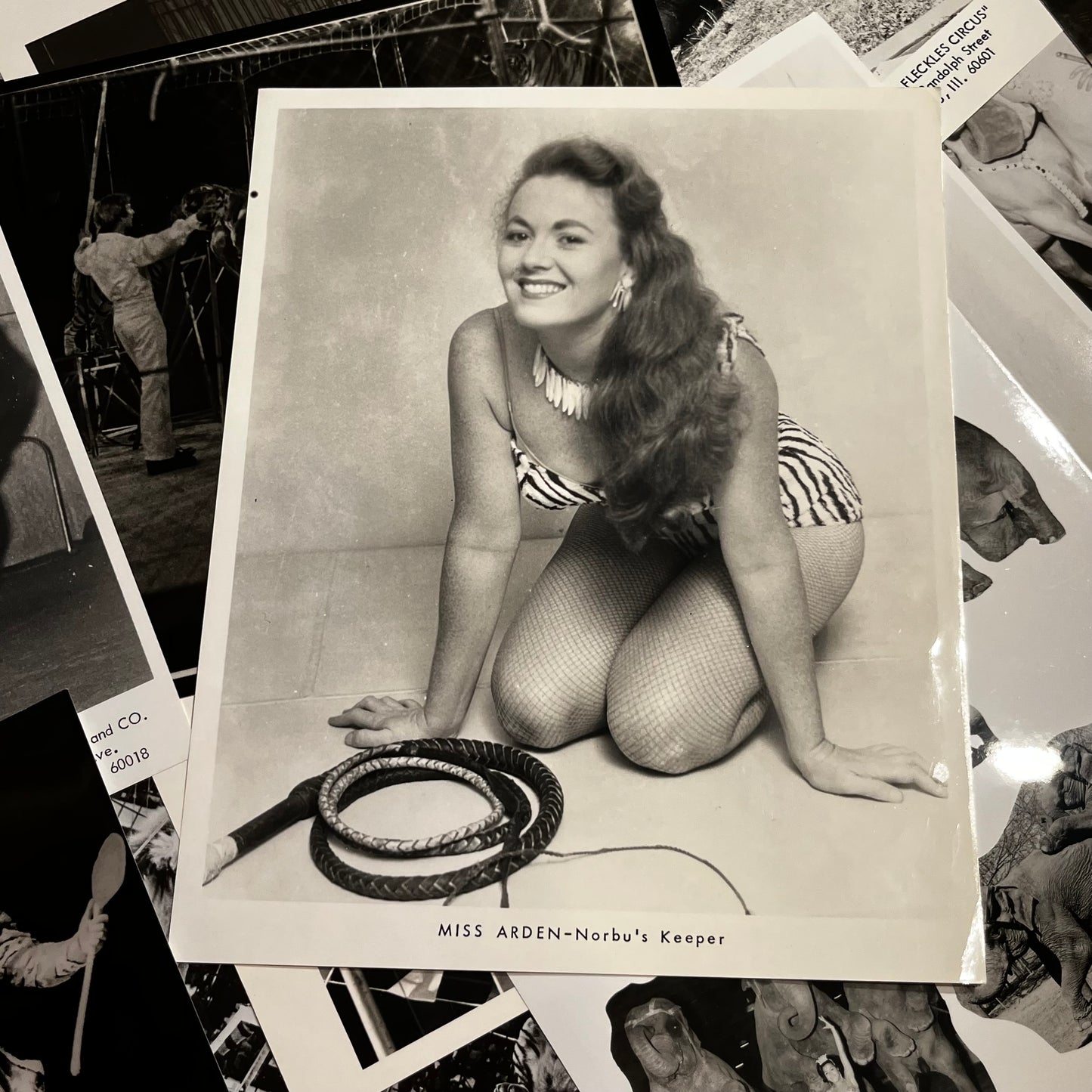 Set of five 1970s Circus photos. (Dealers choice)