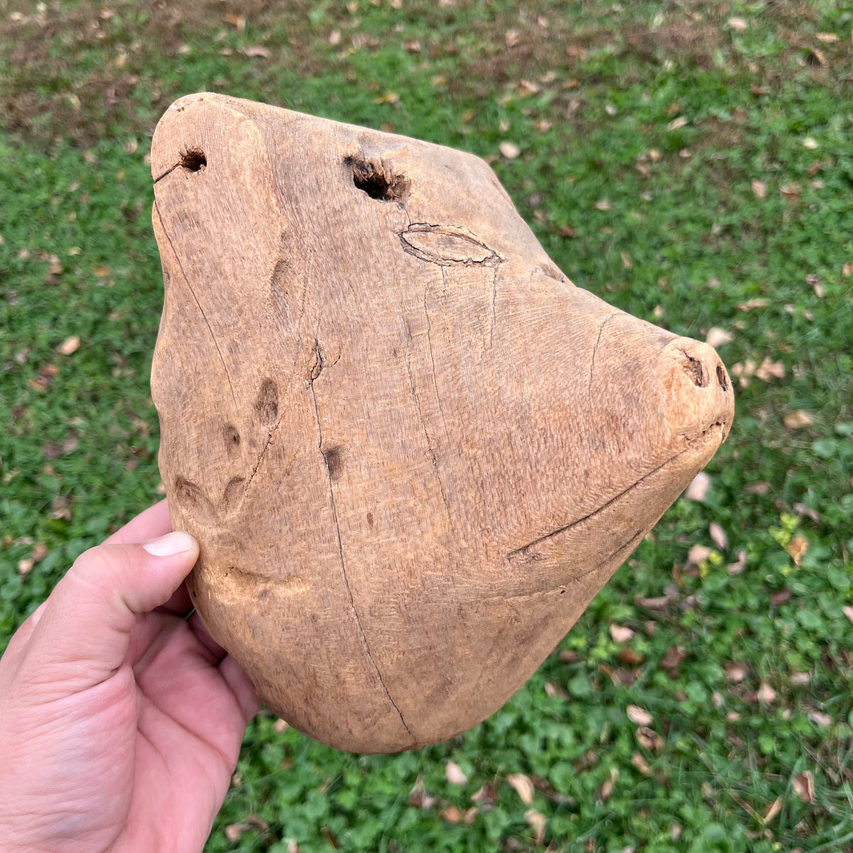 Vintage hand crafted Sardinian Carnival mask.