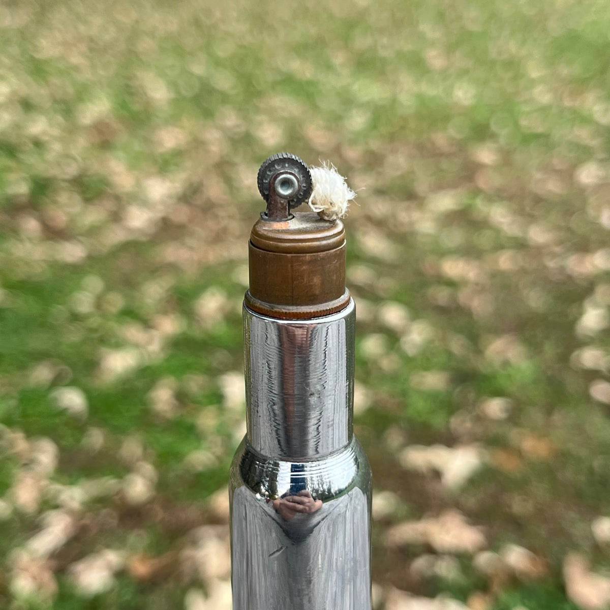 Vintage bullet tabletop lighter.