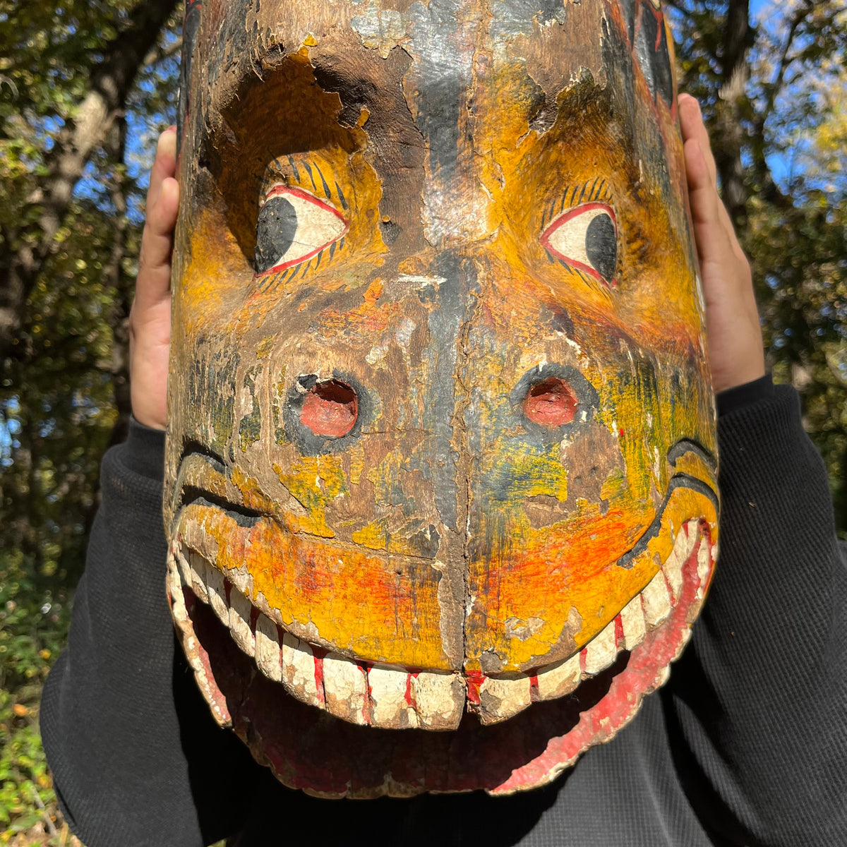 1950s Cermonial Jaguar mask.